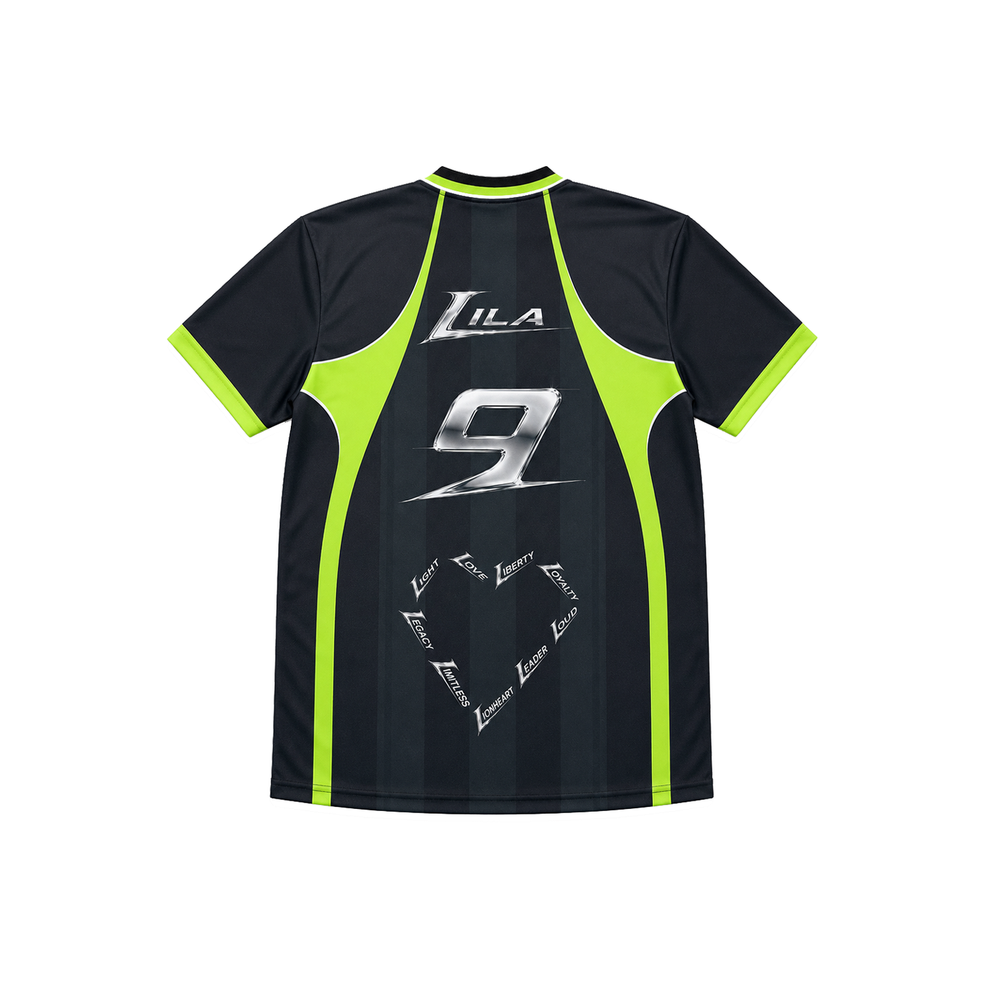 Jersey "L WORLD" Black/Green