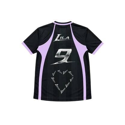 Jersey "L WORLD" Black/Lilac