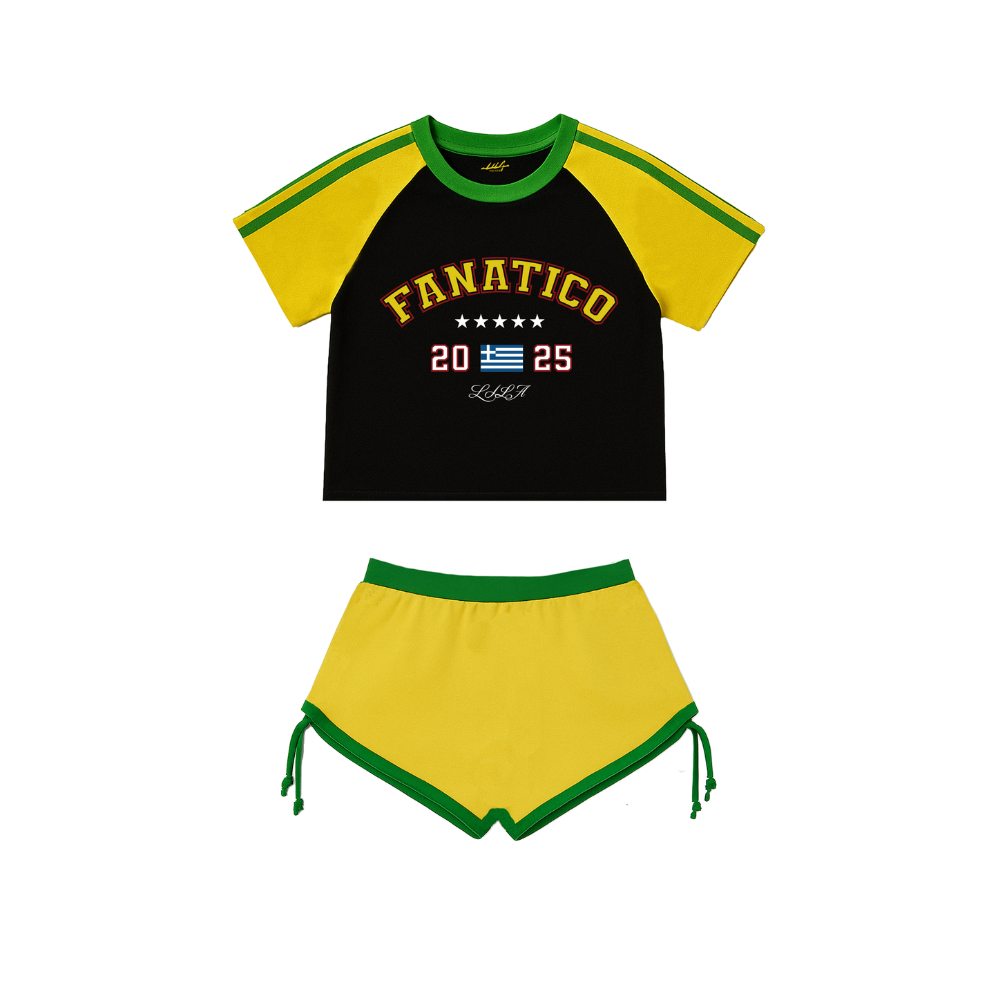 Set "Fanatico" Black/Yellow/Green